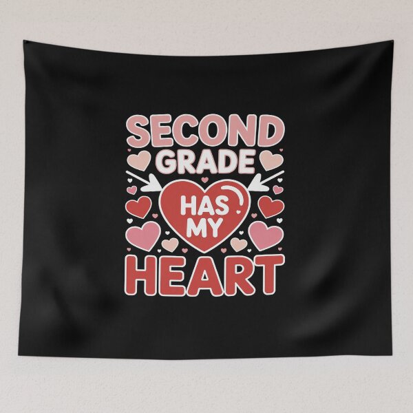 Item preview, Women's Second Grade Has My Heart Teacher Student Valentine's Day designed and sold by BlassmausArt.