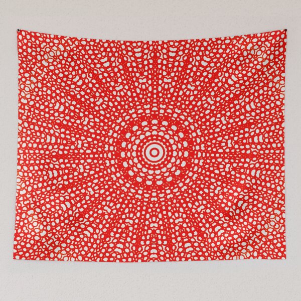 Item preview, Red mandala- circle of life designed and sold by sonamkumari333.