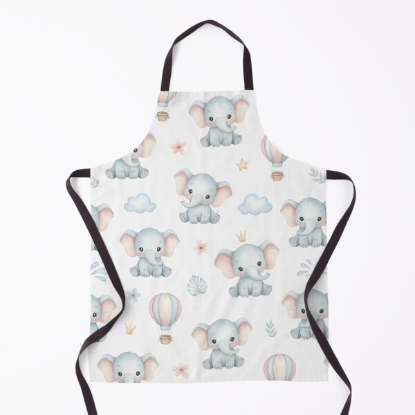 Item preview, Baby Elephant Seamless Pattern designed and sold by naragon4289.