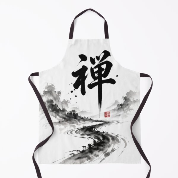 Item preview, Zen Calligraphy Ink Landscape Minimal Art designed and sold by Zen Ink Japan.