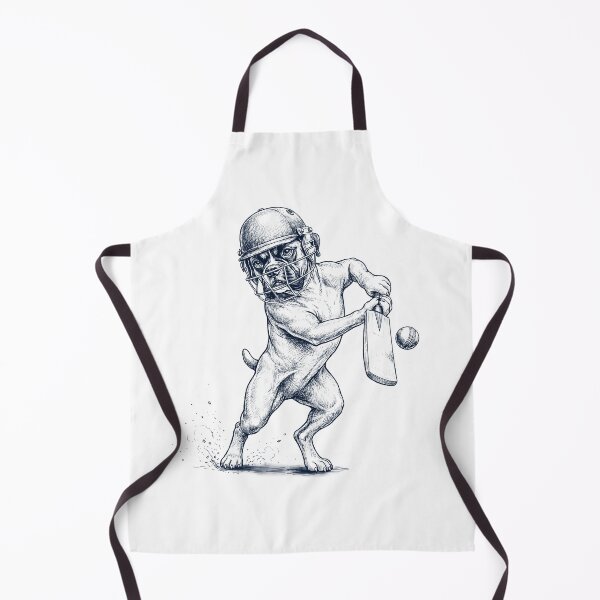 Item preview, Vintage Boxer Dog Playing Cricket Player Dog Lover designed and sold by DoodleTortle.