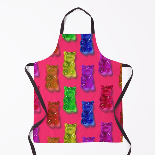 Item preview, Rainbow Gummy Worms Seamless Candy Pattern designed and sold by Niji Hibana.