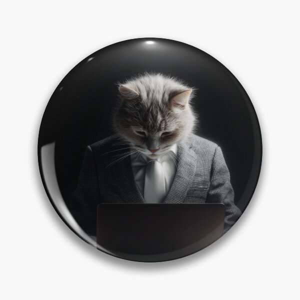 Item preview, An executive cat in a suit and tie. designed and sold by khemjiraphoto.