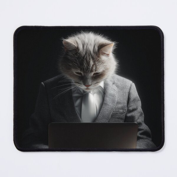 Item preview, An executive cat in a suit and tie. designed and sold by khemjiraphoto.