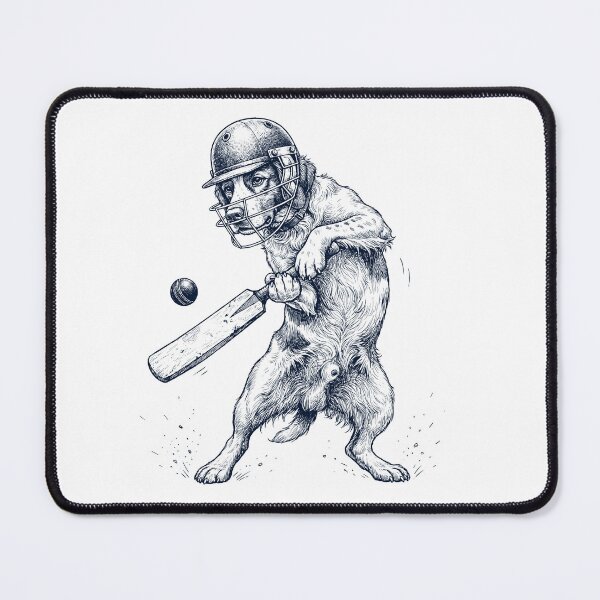 Item preview, Vintage Brittany Playing Cricket Player Dog Lover designed and sold by DoodleTortle.