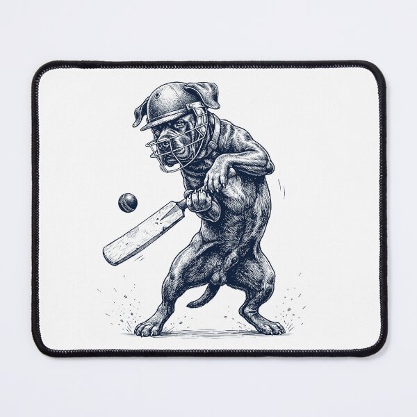Item preview, Vintage Cane Corso Playing Cricket Player Dog Lover designed and sold by DoodleTortle.
