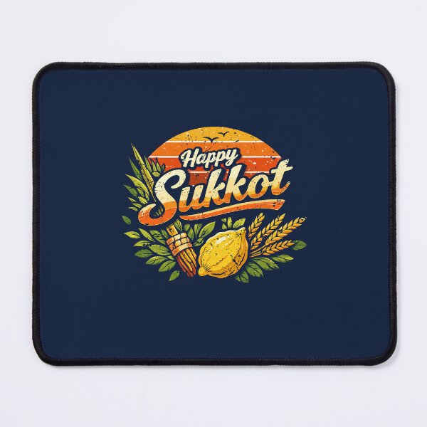 Item preview, Happy Sukkot – Lulav & Etrog Vintage Sunset Design designed and sold by Thank-HaShem.