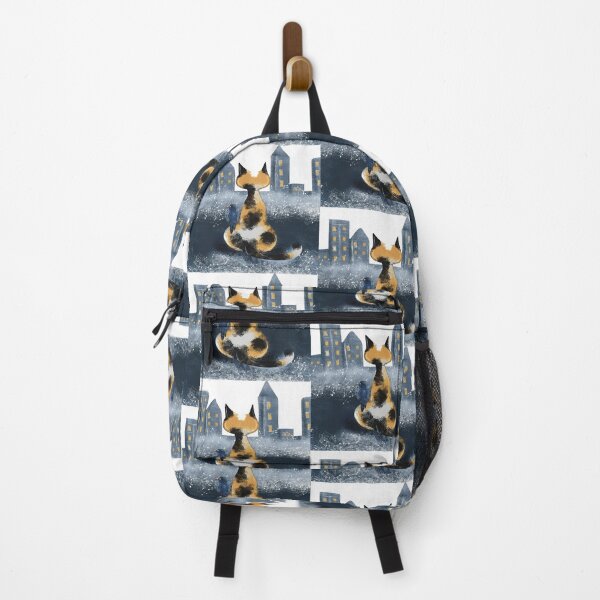 Item preview, Cat and Crow in the City designed and sold by IvysCreativityHouse.