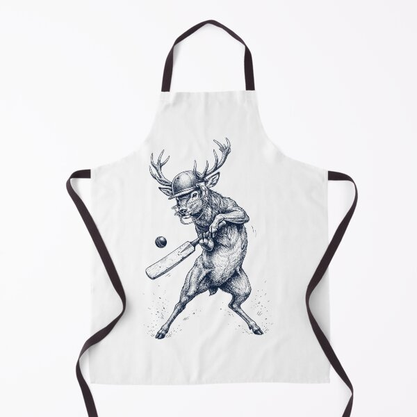 Item preview, Vintage Deer Playing Cricket Player Animal Lover designed and sold by DoodleTortle.