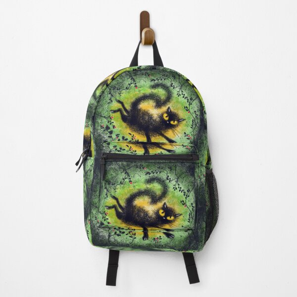 Item preview, Black Cat In The Woodland designed and sold by IvysCreativityHouse.