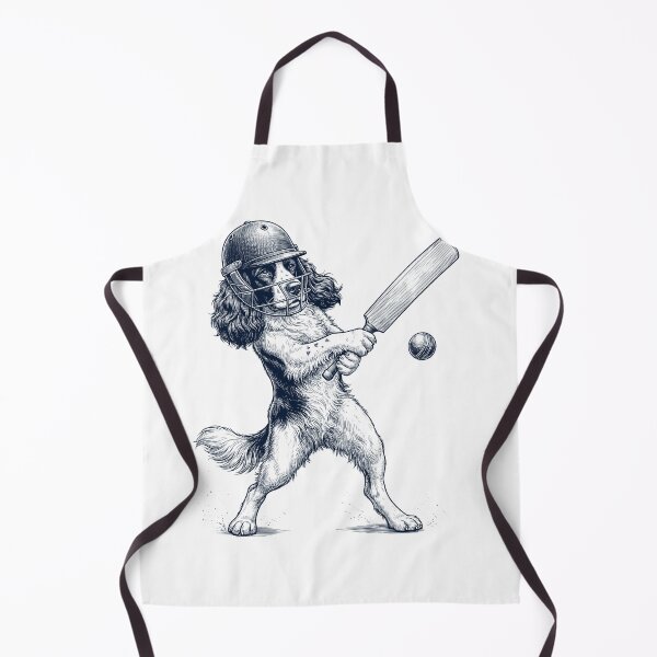 Artikelvorschau, Vintage English Springer Spaniel spielt Cricket – Hundeliebhaber entworfen und verkauft von DoodleTortle.