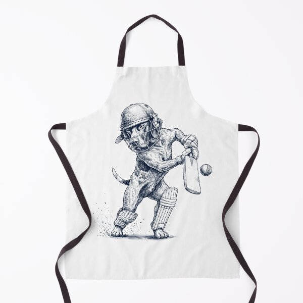 Item preview, Vintage German Shorthaired Pointer Playing Cricket Player Dog Lover designed and sold by DoodleTortle.