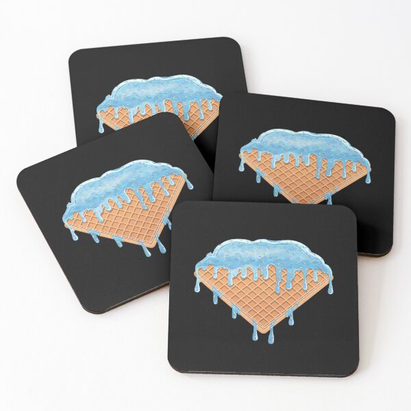 Item preview, Baseball Ice Cream Dripping Baseball Home Plate Drip designed and sold by ReefNight.