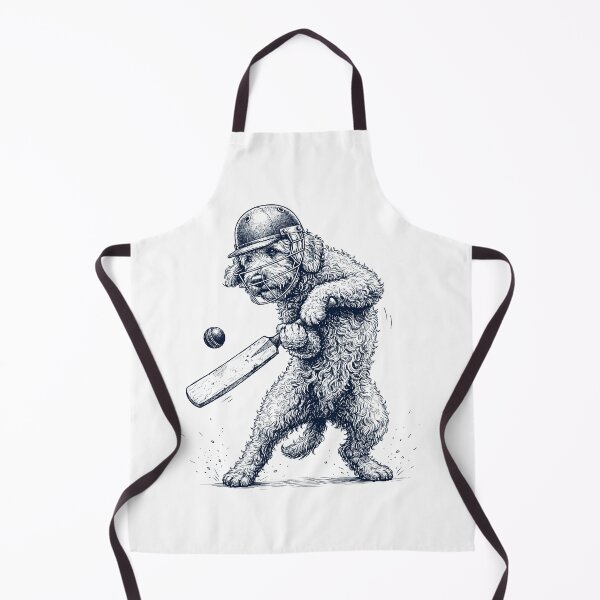 Item preview, Vintage Goldendoodle Playing Cricket Player Dog Lover designed and sold by DoodleTortle.