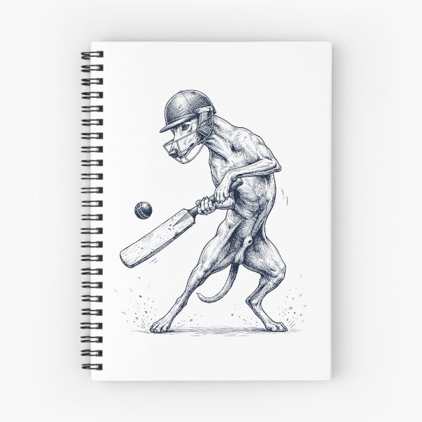 Artikelvorschau, Vintage Greyhound spielt Cricket – Hundeliebhaber entworfen und verkauft von DoodleTortle.