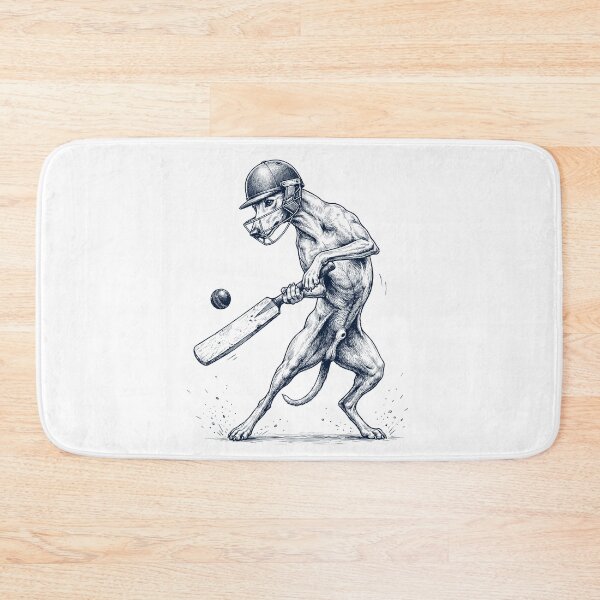Artikelvorschau, Vintage Greyhound spielt Cricket – Hundeliebhaber entworfen und verkauft von DoodleTortle.