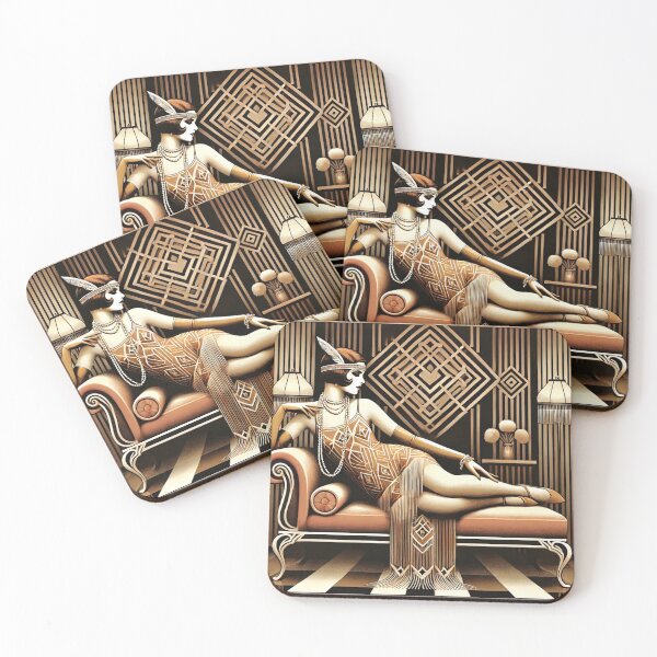 Item preview, Elegance of the Roaring Twenties – Art Deco Icon designed and sold by Eric Nagel.