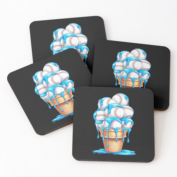 Item preview, Baseball Ice Cream Watercolor Baseball designed and sold by Ranicholasyy.