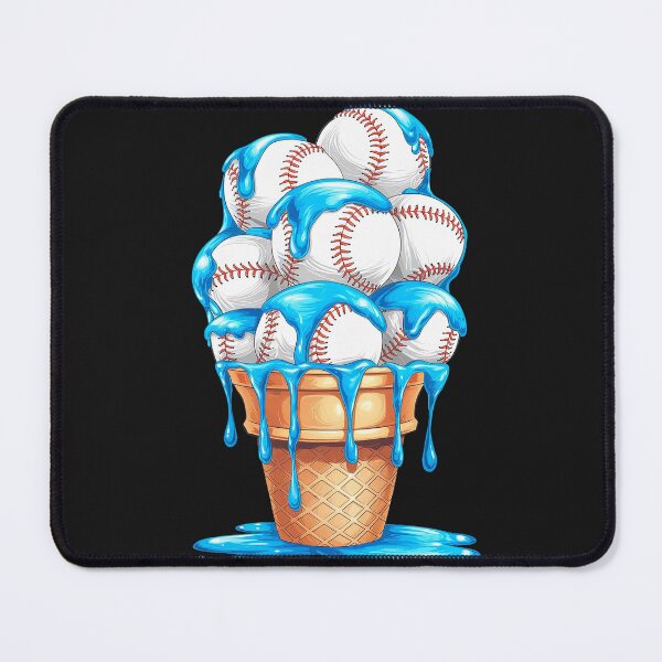 Item preview, Baseball Ice Cream Watercolor Baseball designed and sold by Ranicholasyy.