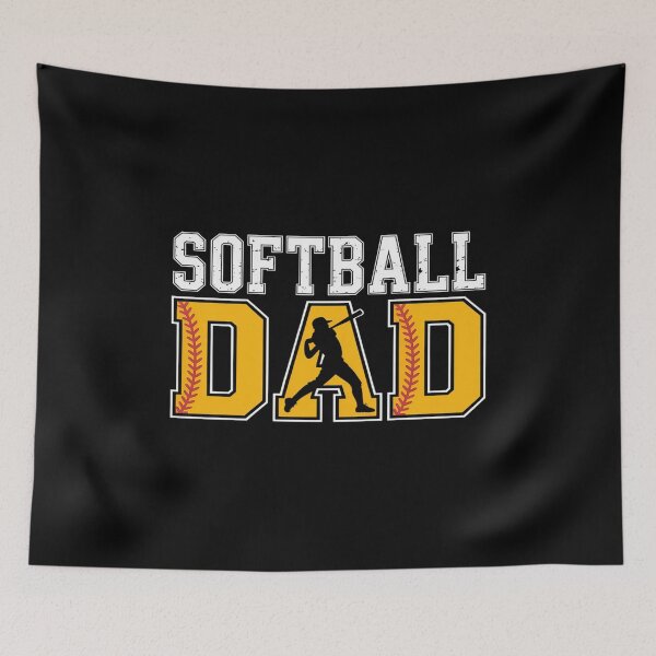 Item preview, Dad Softball Yellow Softball Dad designed and sold by fferomananul.