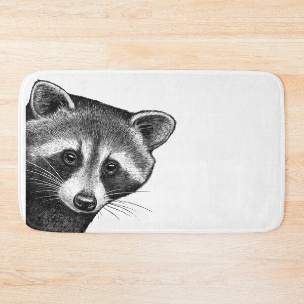 Item preview, Raccoon peeking out designed and sold by NIKITA KORENKOV NikKor.