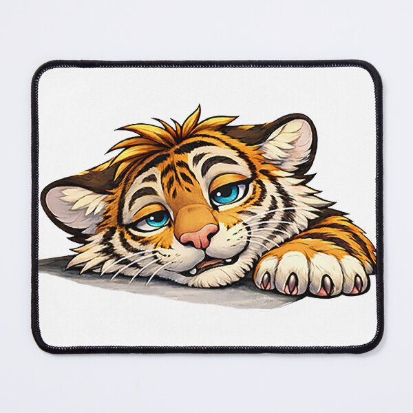 Item preview, Sleepy Tiger Cub designed and sold by nikkolaus.