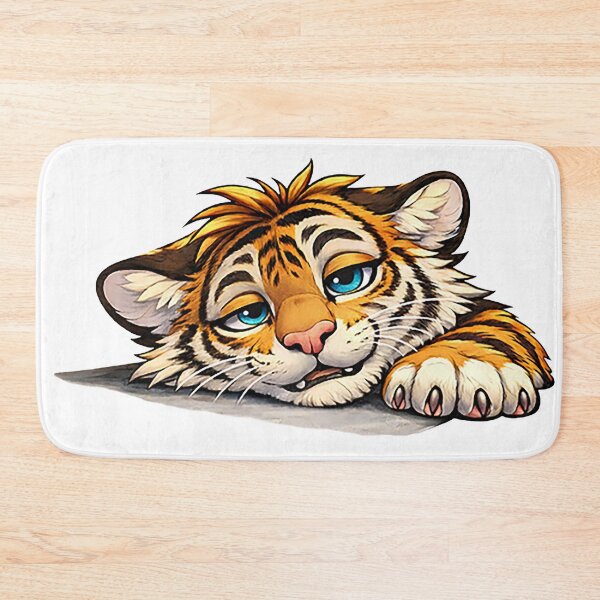 Item preview, Sleepy Tiger Cub designed and sold by nikkolaus.