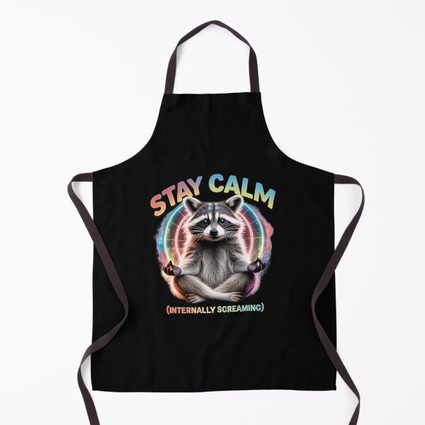 Item preview, Stay Calm Funny Raccoon Meme | Cute Anxiety Humor designed and sold by IdentityThread.