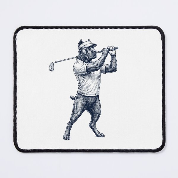 Item preview, Vintage Cane Corso Playing Golf Golfer Dog Lover designed and sold by TerryConnells.
