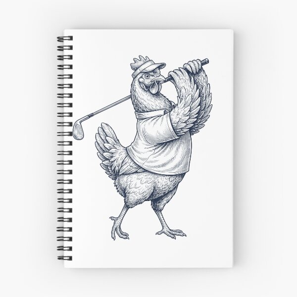 Item preview, Vintage Chicken Playing Golf Golfer Animal Lover designed and sold by TerryConnells.