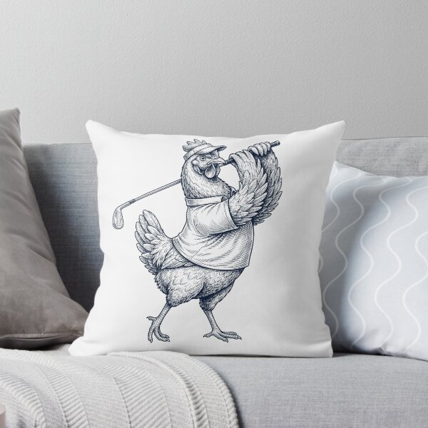Item preview, Vintage Chicken Playing Golf Golfer Animal Lover designed and sold by TerryConnells.