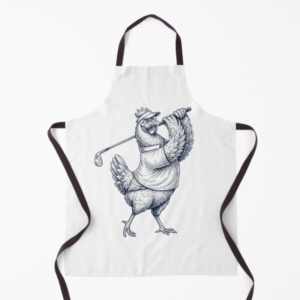 Item preview, Vintage Chicken Playing Golf Golfer Animal Lover designed and sold by TerryConnells.