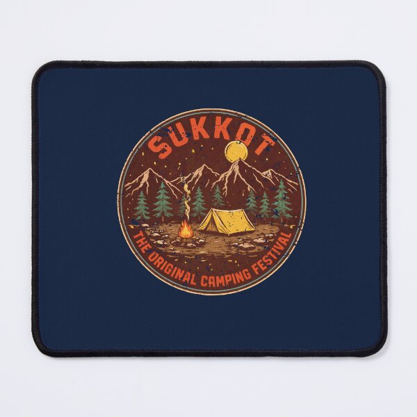 Item preview, Sukkot Original Camping Festival – Vintage Night Camp designed and sold by Thank-HaShem.