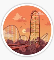 Top Thrill Dragster Roller Coaster Sticker