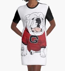 UGA Bulldog Graphic T-Shirt Dress