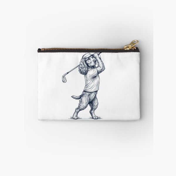 Item preview, Vintage Cocker Spaniel Playing Golf Golfer Dog Lover designed and sold by TerryConnells.