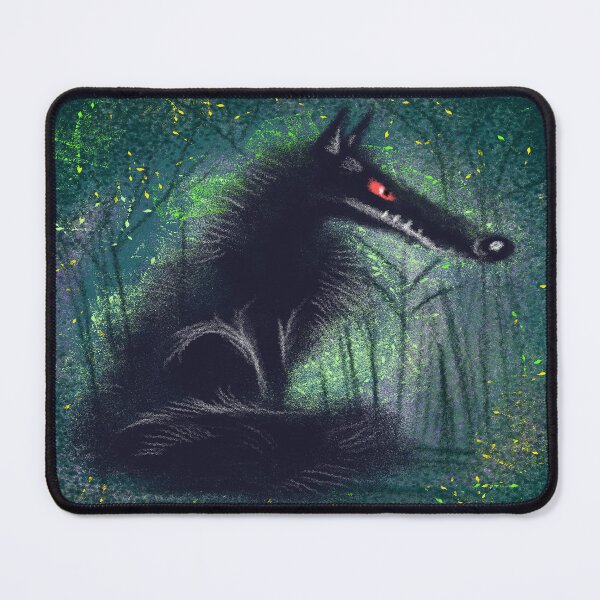 Item preview, Big Black Wolf in The Forest designed and sold by IvysCreativityHouse.