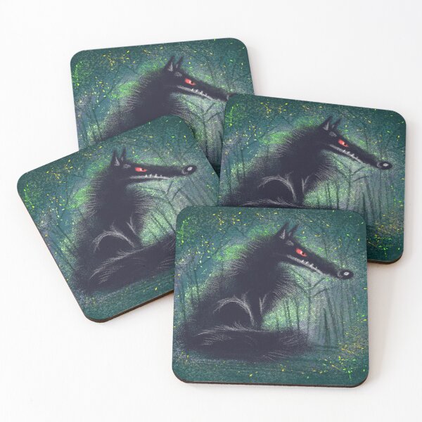 Item preview, Big Black Wolf in The Forest designed and sold by IvysCreativityHouse.