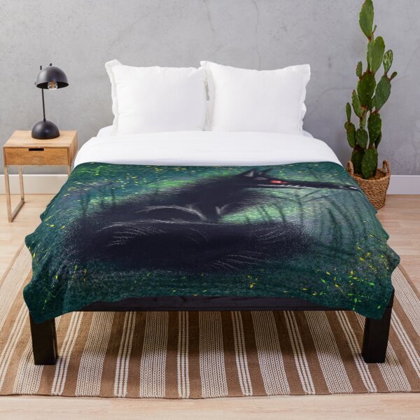 Item preview, Big Black Wolf in The Forest designed and sold by IvysCreativityHouse.