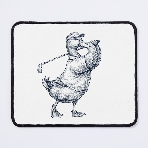 Item preview, Vintage Duck Playing Golf Golfer Animal Lover designed and sold by TerryConnells.
