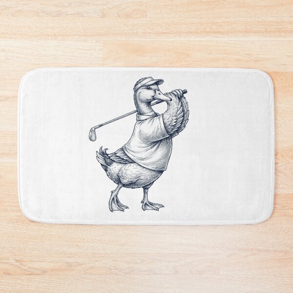 Item preview, Vintage Duck Playing Golf Golfer Animal Lover designed and sold by TerryConnells.