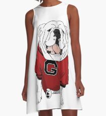 UGA Bulldog A-Line Dress