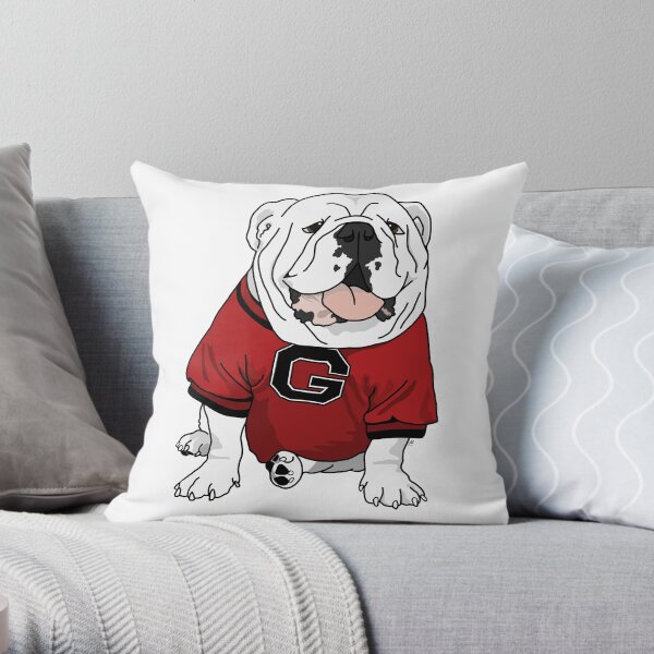 UGA Bulldog Throw Pillow