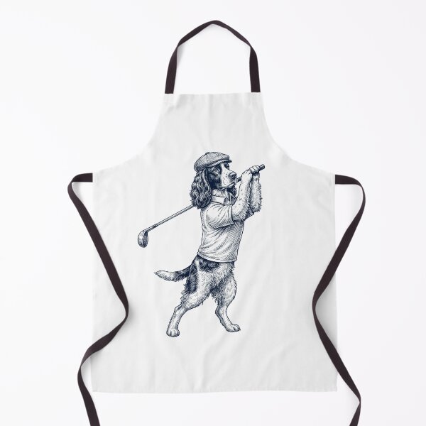 Item preview, English Springer Spaniel clásico jugando al golf. Amante de los perros golfistas. designed and sold by TerryConnells.