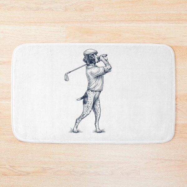 Item preview, Vintage German Shorthaired Pointer Playing Golf Golfer Dog Lover designed and sold by TerryConnells.