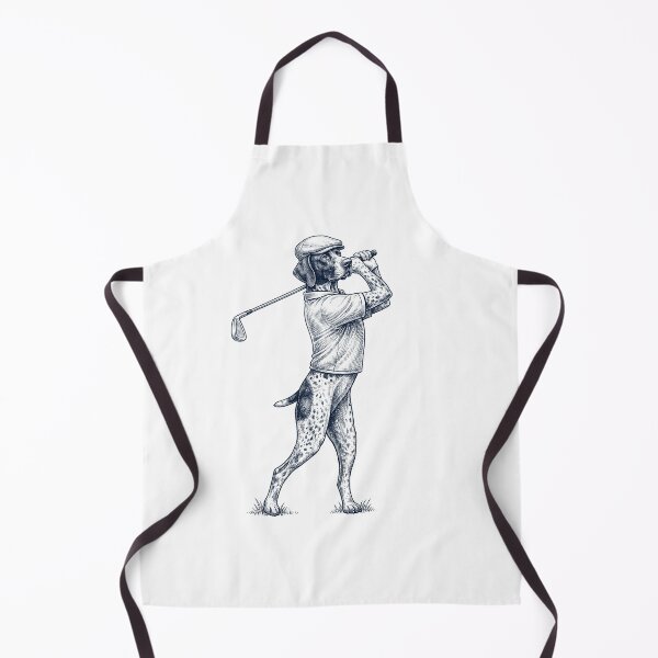 Item preview, Vintage German Shorthaired Pointer Playing Golf Golfer Dog Lover designed and sold by TerryConnells.