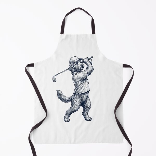 Item preview, Vintage Goldendoodle Playing Golf Golfer Dog Lover designed and sold by TerryConnells.