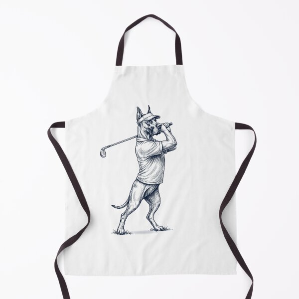 Item preview, Vintage Great Dane Playing Golf Golfer Dog Lover designed and sold by TerryConnells.