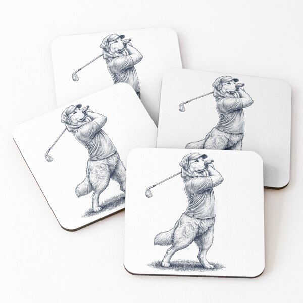 Item preview, Vintage Great Pyrenees Playing Golf Golfer Dog Lover designed and sold by TerryConnells.