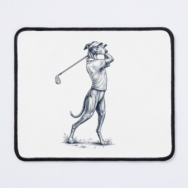 Item preview, Vintage Greyhound Playing Golf Golfer Dog Lover designed and sold by TerryConnells.